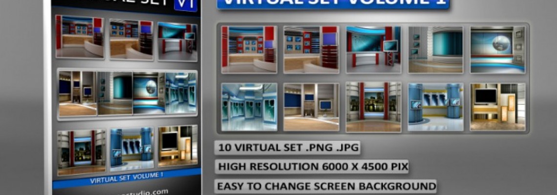 virtual set volume 1 free update for vMix versions  and TriCaster VSE