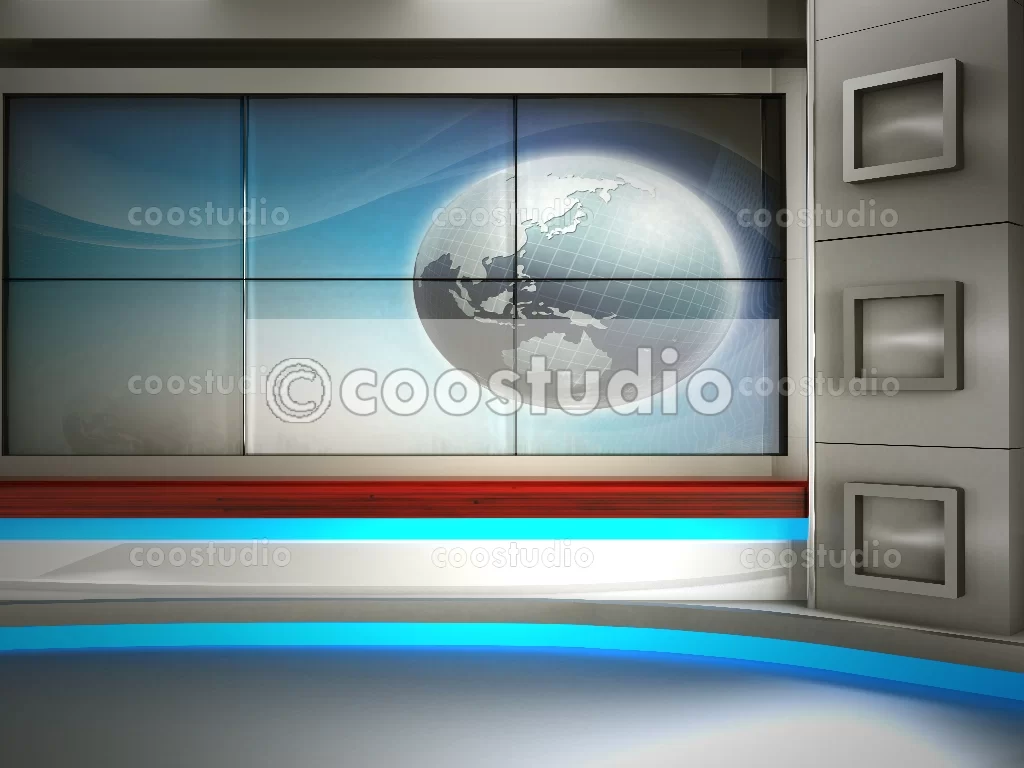 tv studio set background