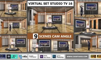 Virtual Set Studio TV 16: Transform Your Productions with
