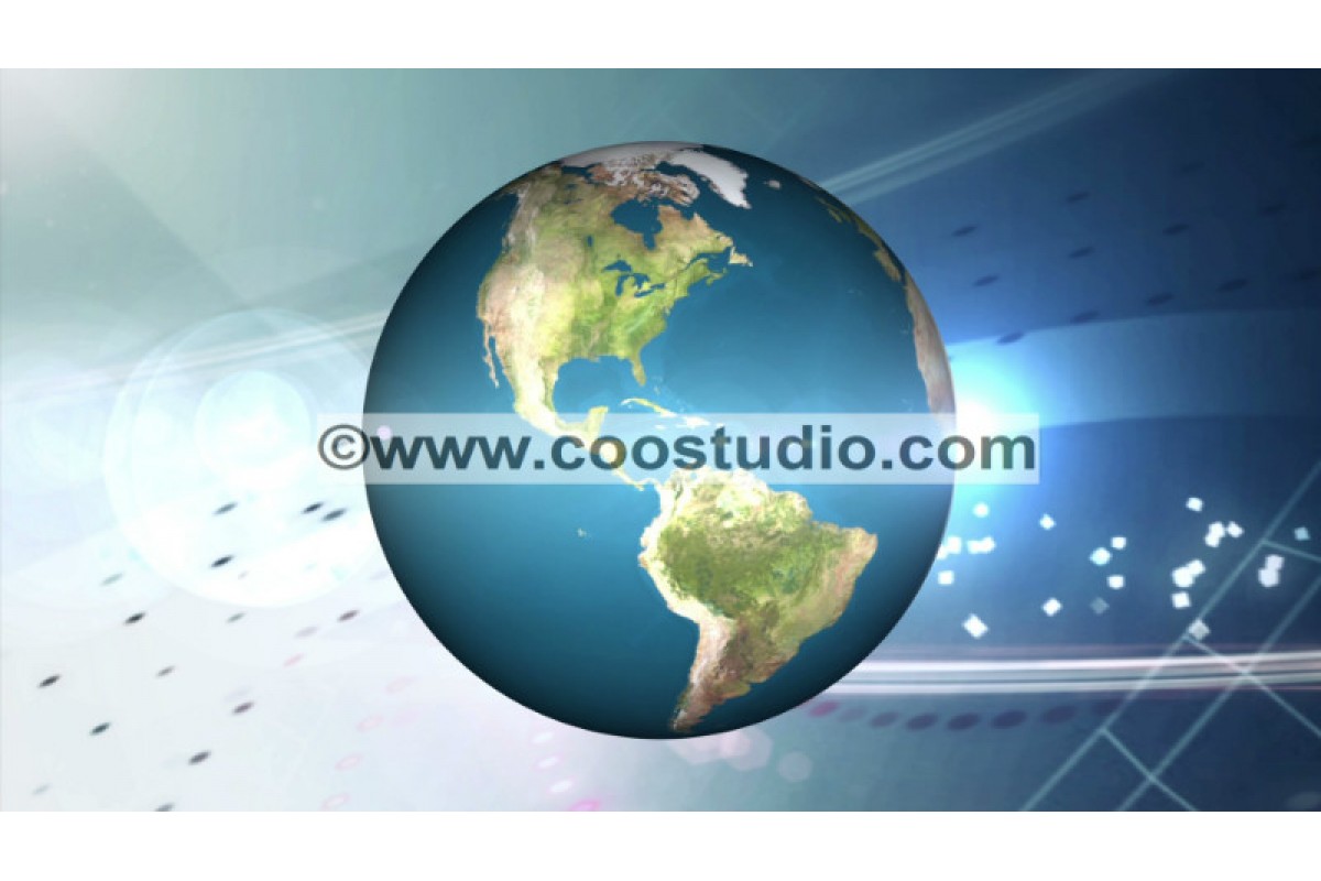 Free HD global news motion video background loop
