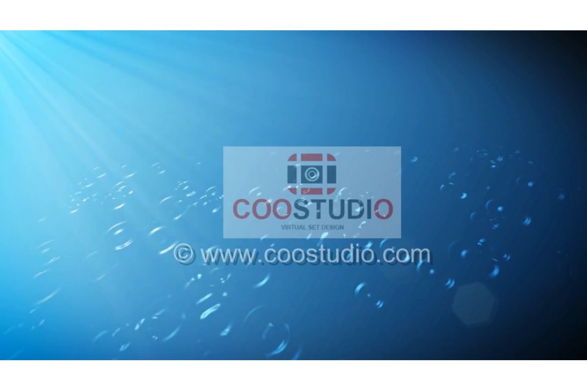 Free Video loop Blue background shine with rain
