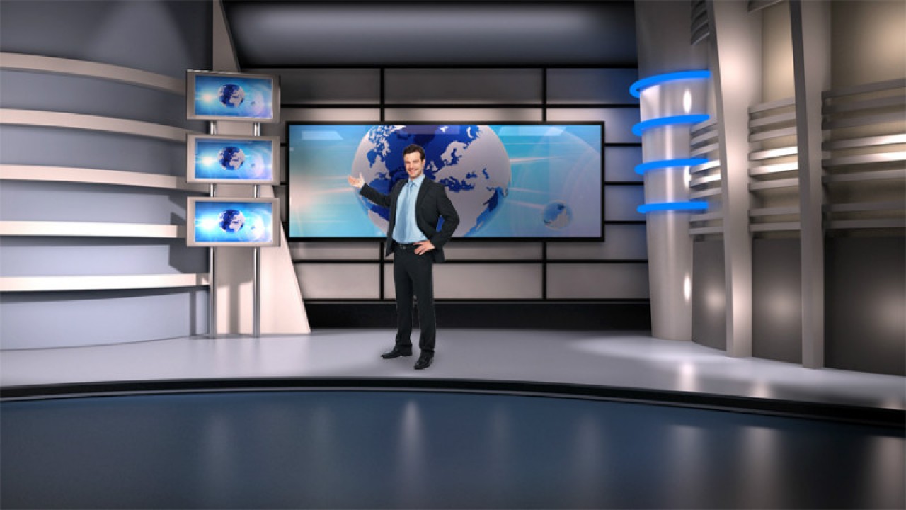 News room virtual set studio tv 6studio tv pack 1. Virtual set studio pro. 