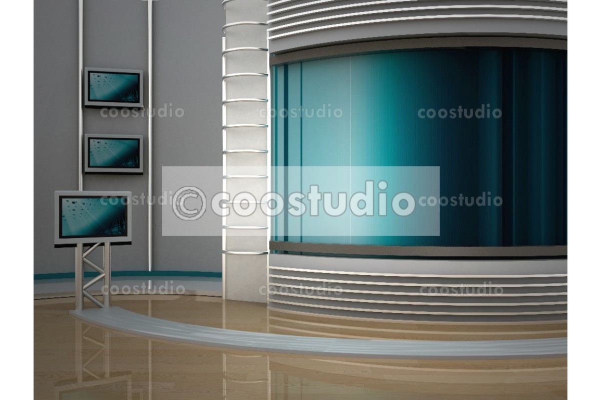 virtual studio set background tv 3